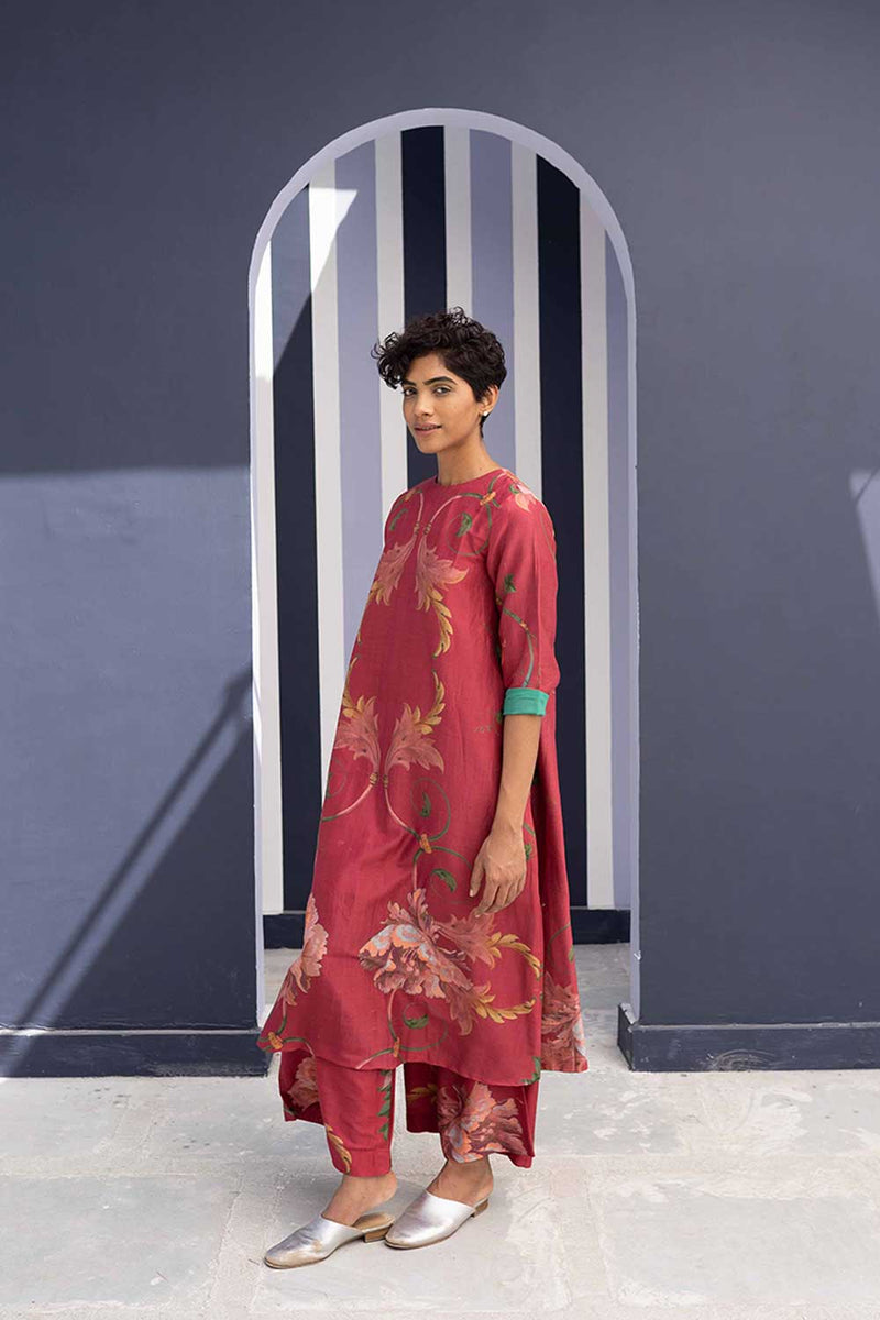 RANI ROSE KURTA SET Kurta Sets by Yam for women Worldwide