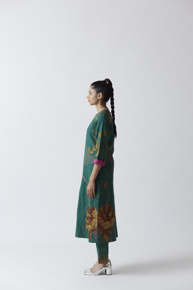 RHODE LINEN KURTA SET Kurta Sets by Yam for women Worldwide