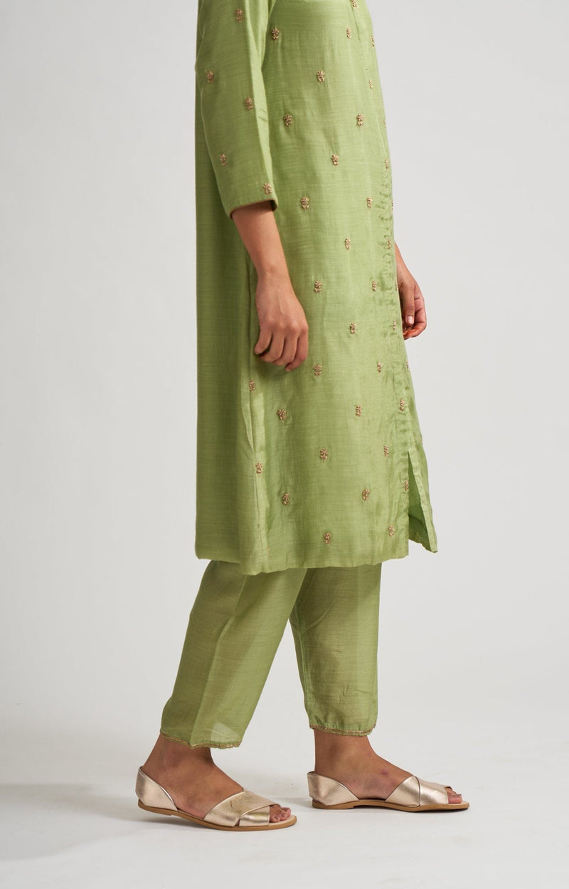 Rohita Light Green Kurta Set Fashion DOT