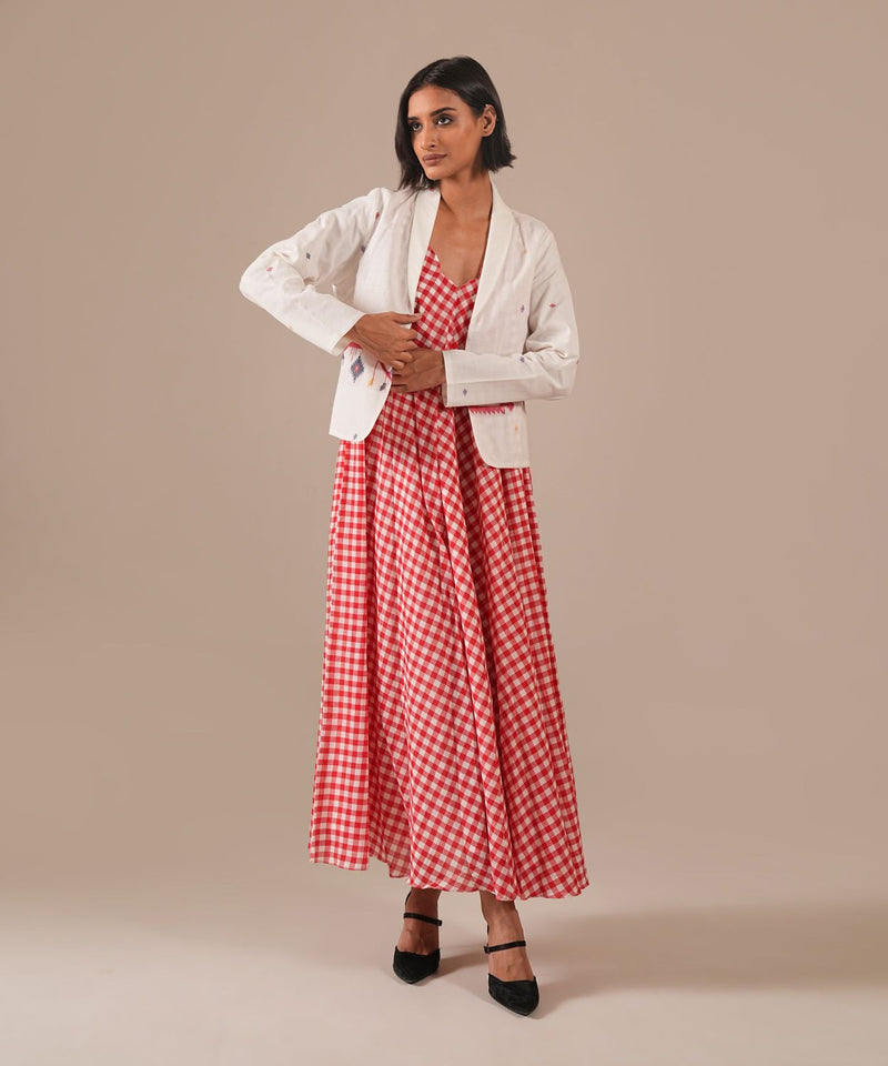 ROSE QUARTZ SET 100% cotton by Indigo Dreams in red color for women Worldwide
