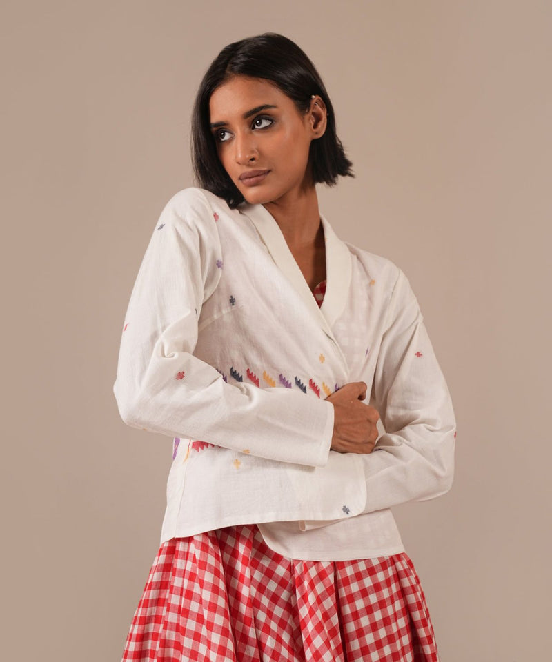 ROSE QUARTZ SET 100% cotton by Indigo Dreams in red color for women Worldwide