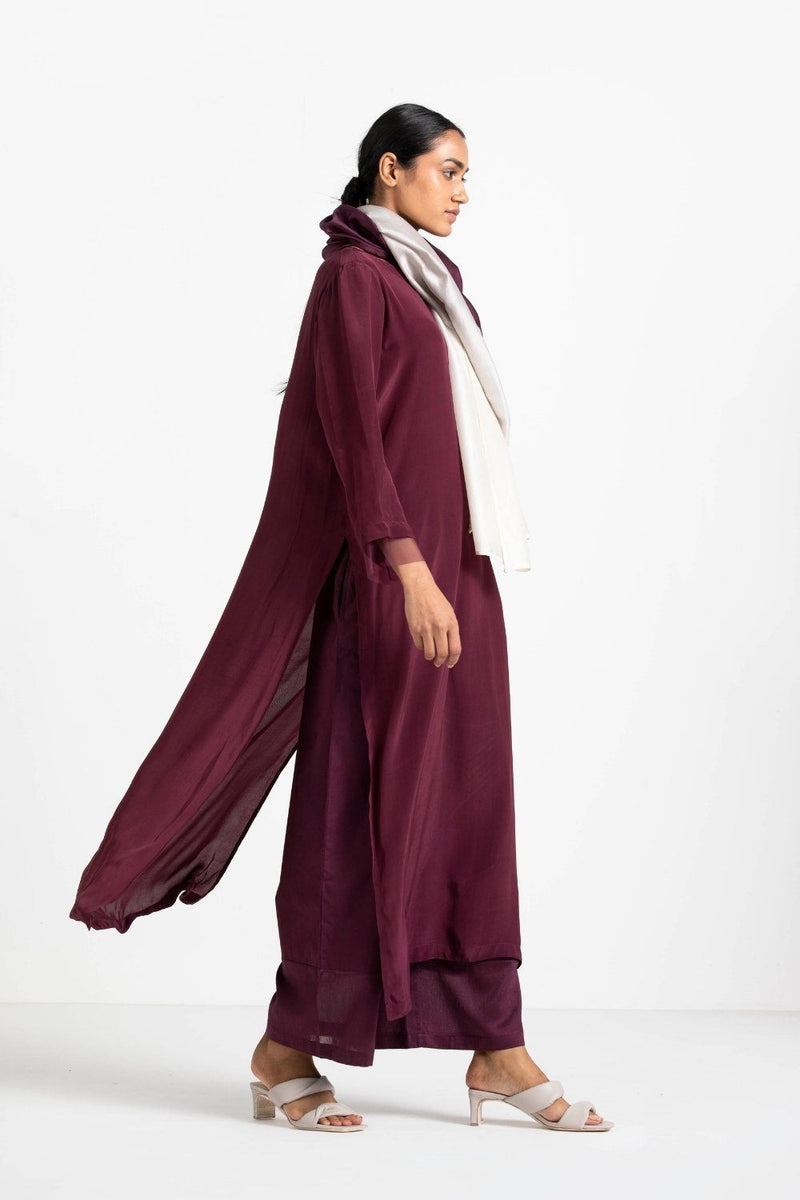 Round Neck Tunic Co-ord (Set of 3) by THREE for women Worldwide
