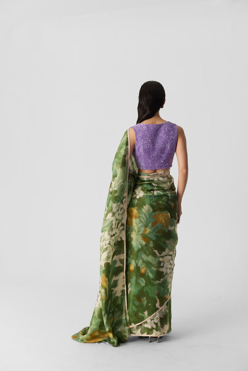 RUSI SILK SAREE silk by Yam in green color for women Worldwide