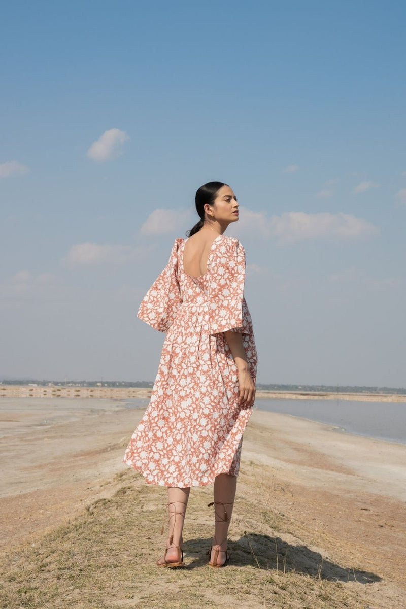 Rust Basille Victoria Dress Top & Tunics,Dress by Marche for women Worldwide