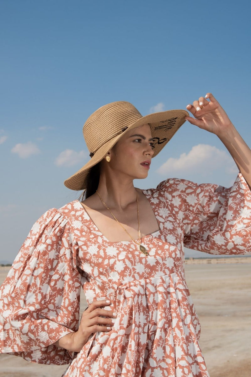Rust Basille Victoria Dress Top & Tunics,Dress by Marche for women Worldwide