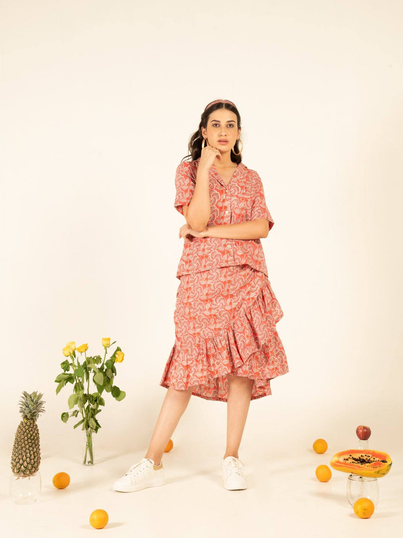 Sacha Flounce Skirt Co-ord by Marche for women Worldwide