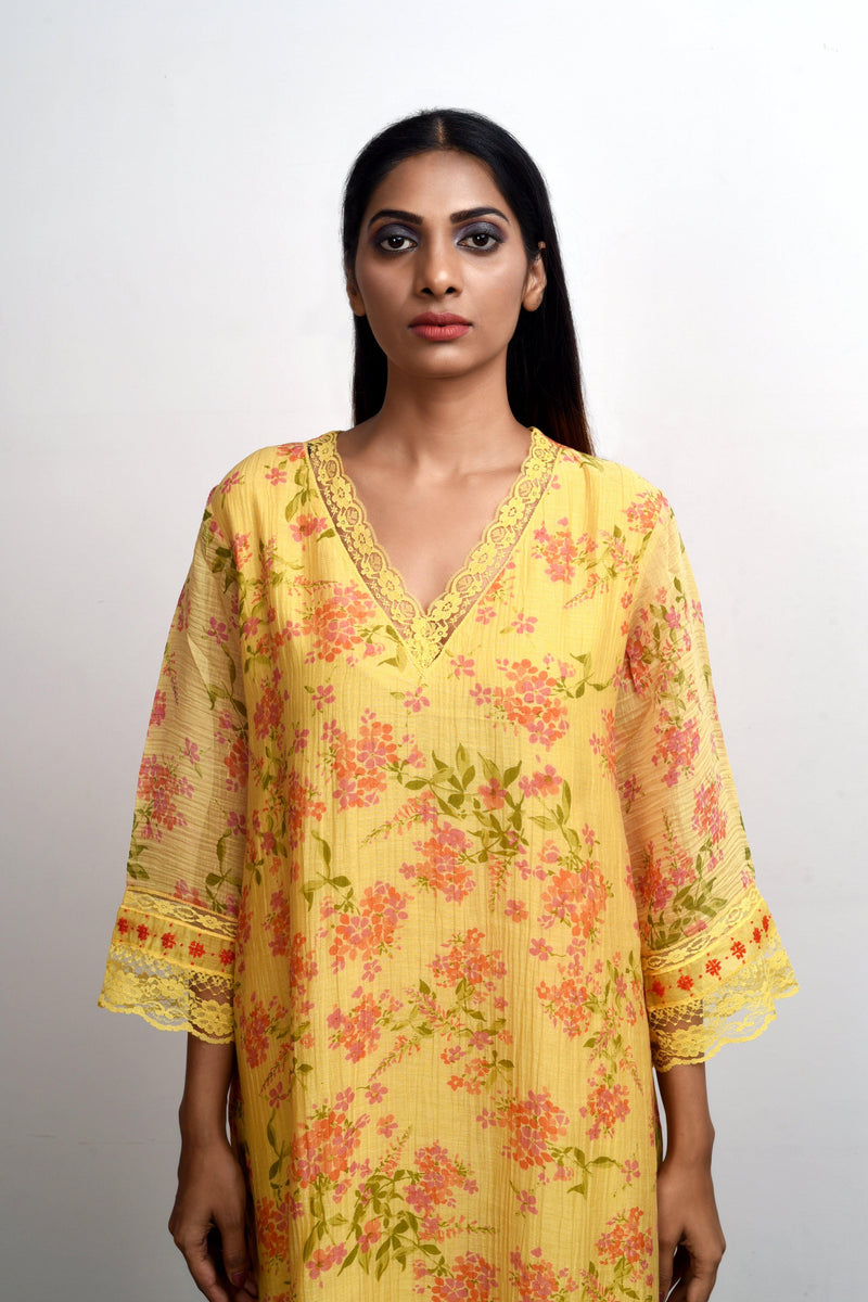 Sadabahaar Yellow by Priti Prashant for women Worldwide