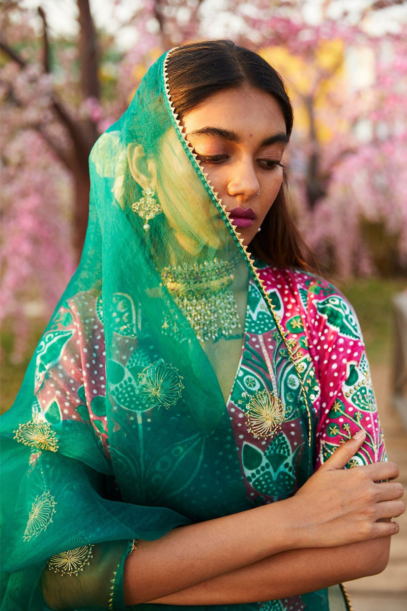 SADABAHAR ORGANZA SILK DUPATTA silk by JodiLife for women Worldwide