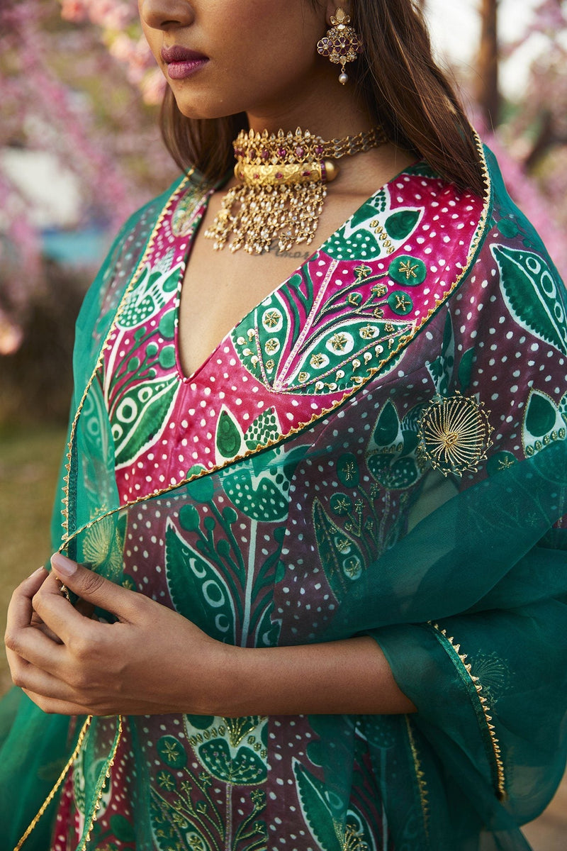 SADABAHAR ORGANZA SILK DUPATTA silk by JodiLife for women Worldwide