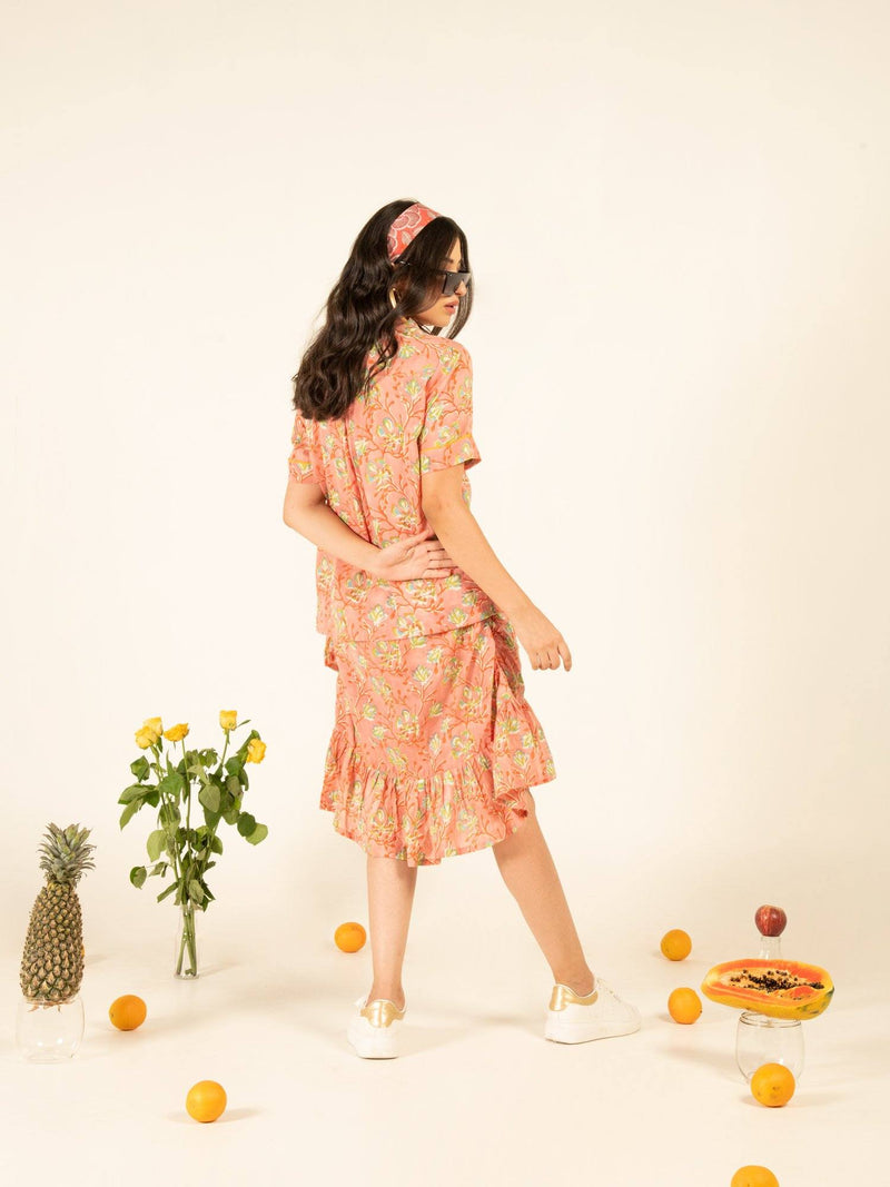 Salome Flounce Skirt Co-Ord by Marche for women Worldwide