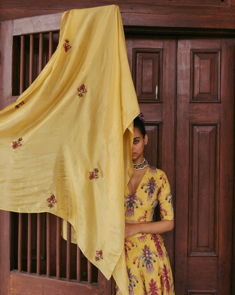 Sariska Silk Dupatta silk Dupattas by JodiLife for women Worldwide