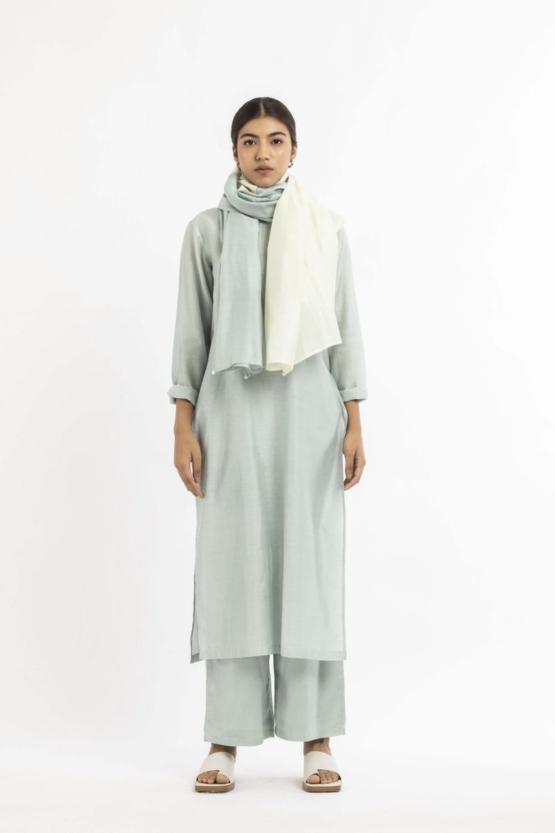 Scarf Soft Blue Scarves & Stoles by THREE for women Worldwide