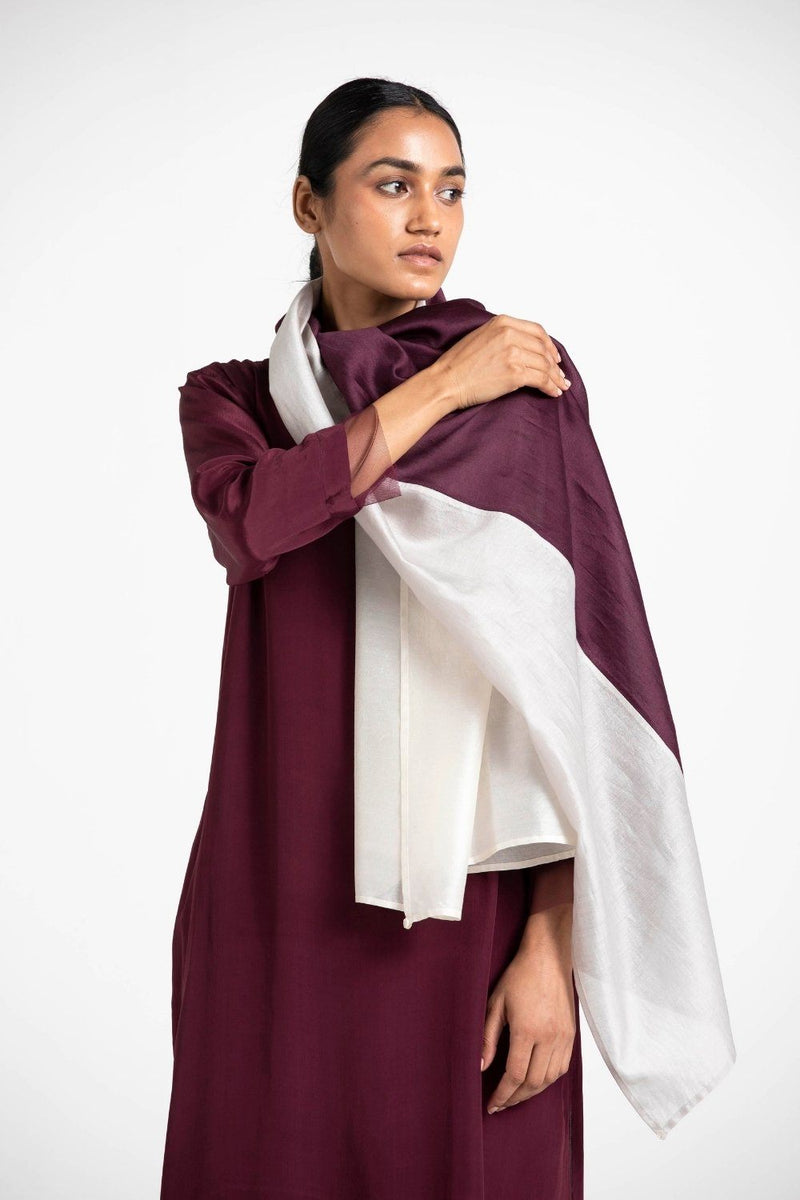Scarf Wine by THREE for women Worldwide