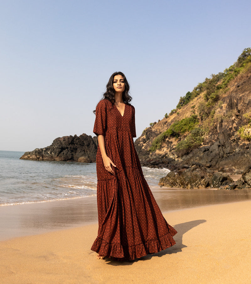 Set me on fire Dress by Khara Kapas for women Worldwide