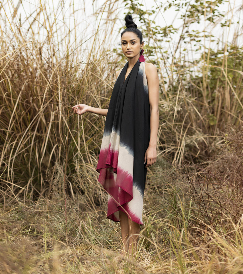 Shadows in the Woods Dress by Khara Kapas in black for women Worldwide