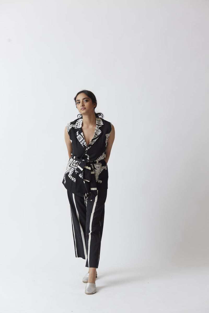 SHER JACKET SET (BLACK) Co-ord Set by Yam for women Worldwide