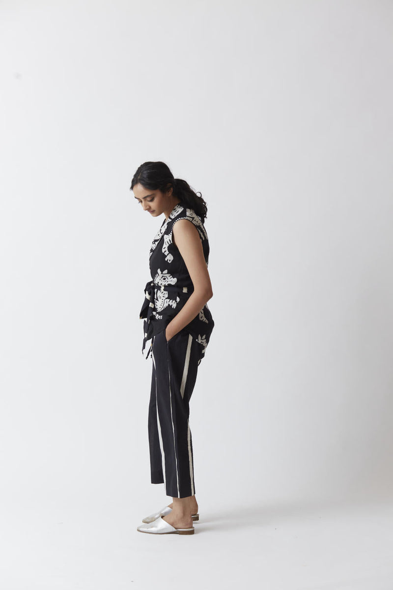 SHER JACKET SET (BLACK) Co-ord Set by Yam for women Worldwide
