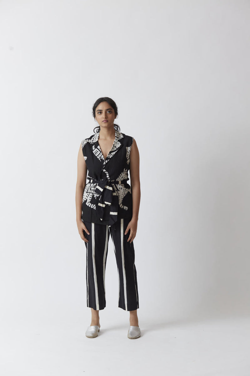 SHER JACKET SET (BLACK) Co-ord Set by Yam for women Worldwide
