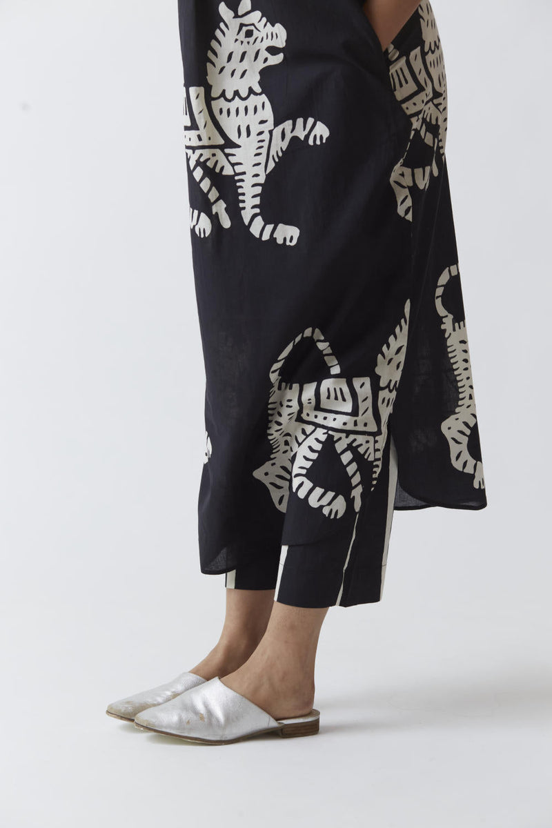 SHER KURTA SET (BLACK) Kurta Sets by Yam for women Worldwide