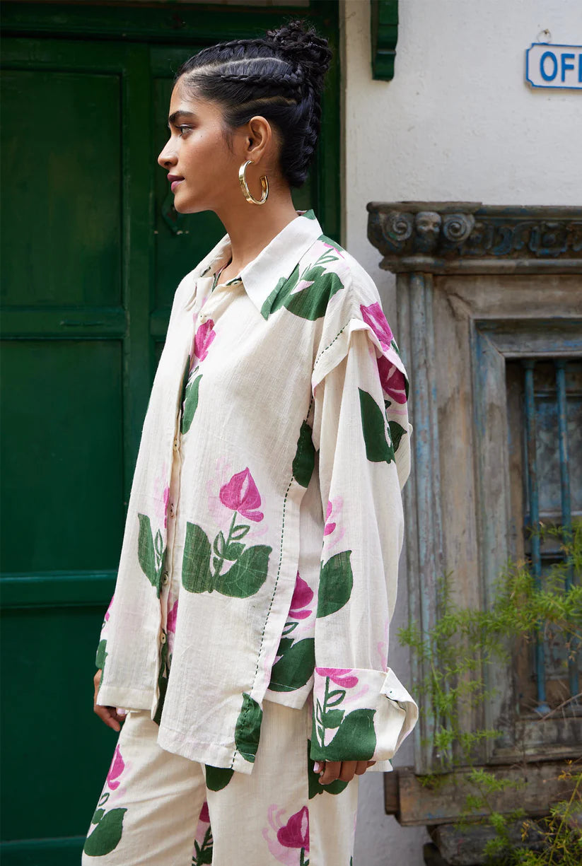 DIONE HANDLOOM SHIRT CO-ORD SET