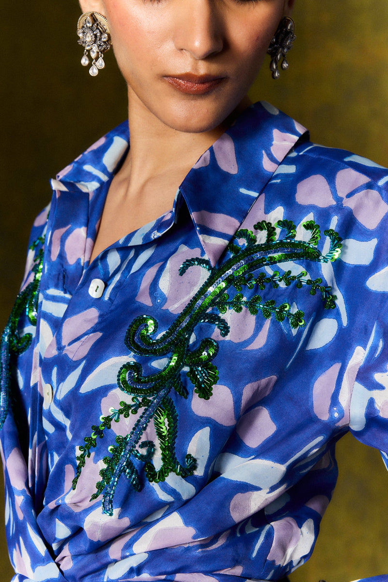 NEELAM SILK SHIRT DRESS silk by JodiLife for women Worldwide