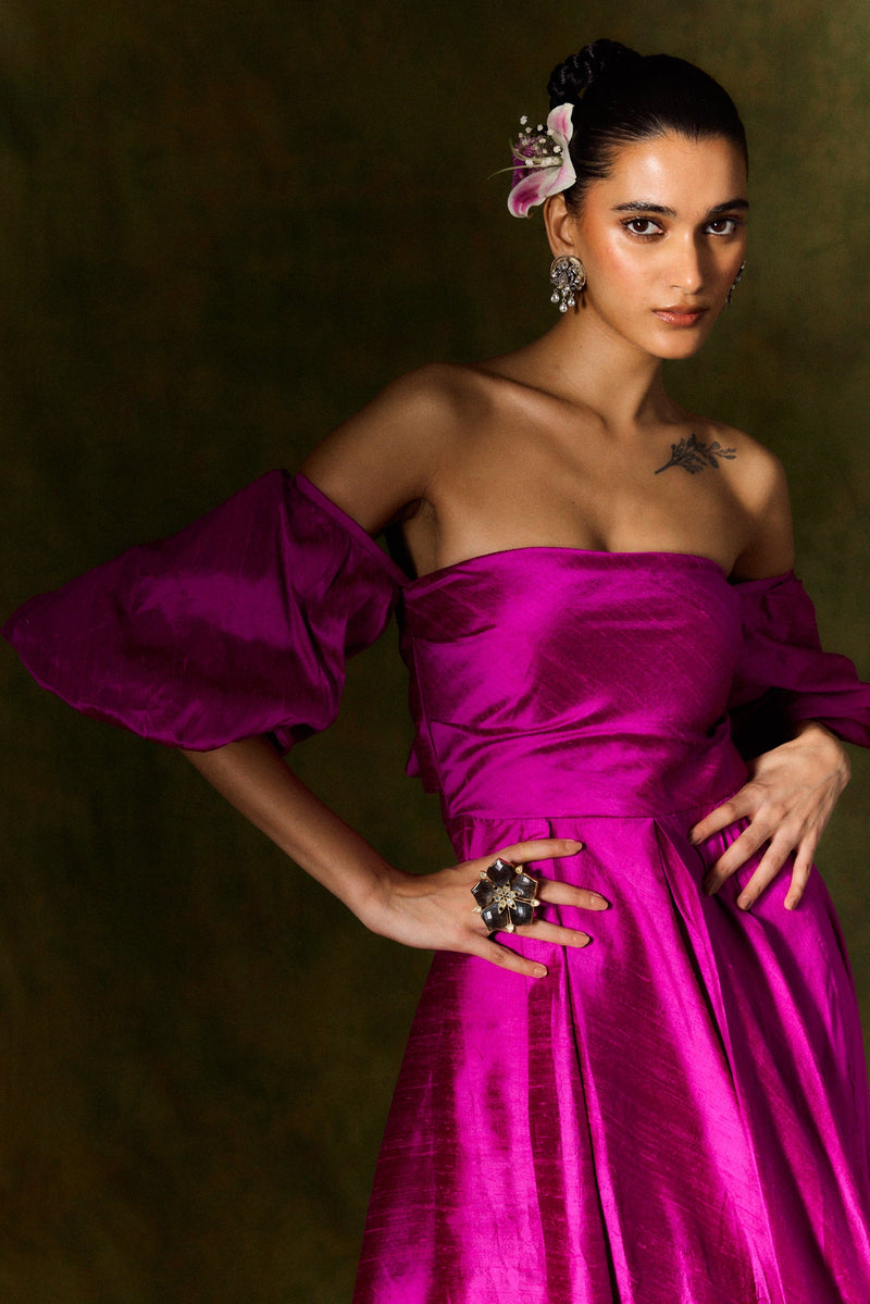 SURAHI SILK DRESS silk by JodiLife for women Worldwide