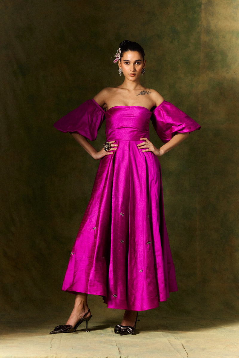 SURAHI SILK DRESS silk by JodiLife for women Worldwide