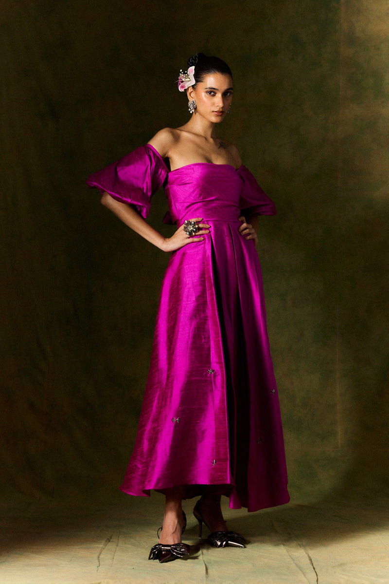 SURAHI SILK DRESS silk by JodiLife for women Worldwide
