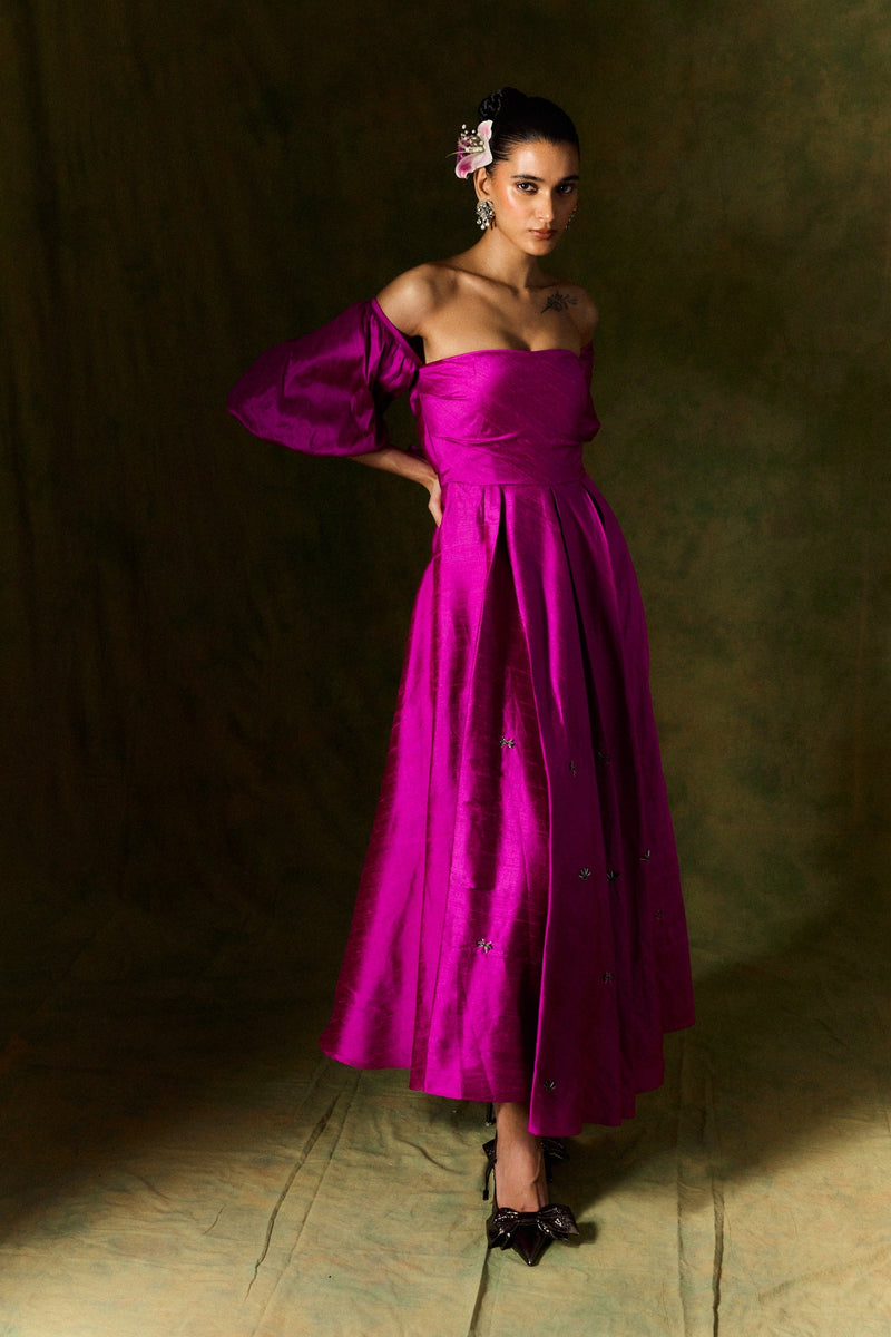 SURAHI SILK DRESS silk by JodiLife for women Worldwide