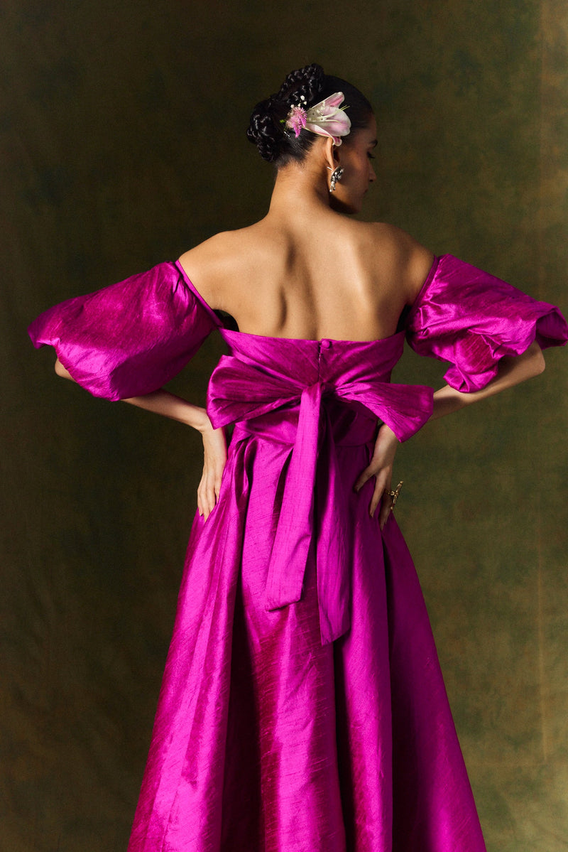 SURAHI SILK DRESS silk by JodiLife for women Worldwide