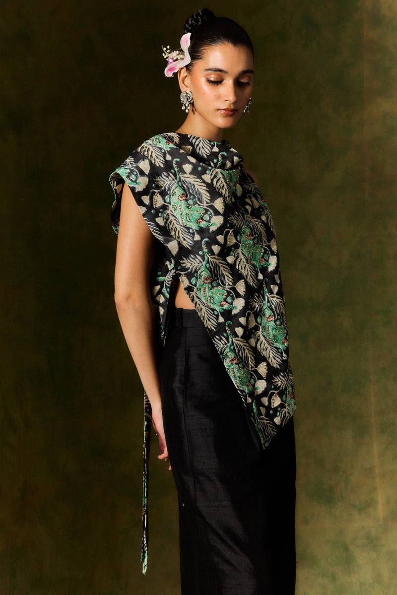 GULSHER SILK BLOUSE satin by JodiLife for women Worldwide