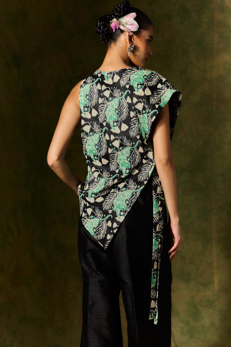 GULSHER SILK BLOUSE satin by JodiLife for women Worldwide