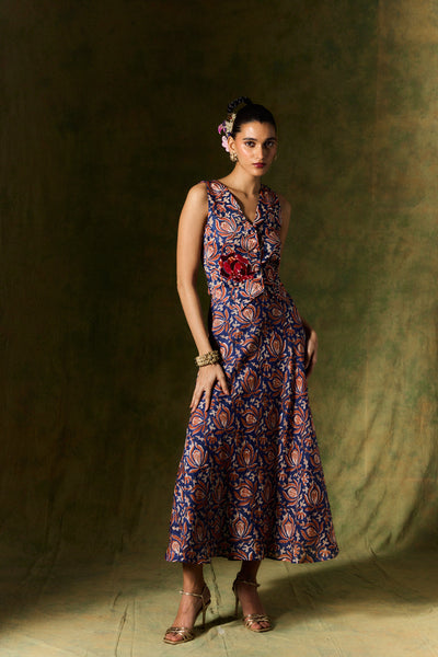 INAAYA SILK SKIRT & WAISTCOAT SET