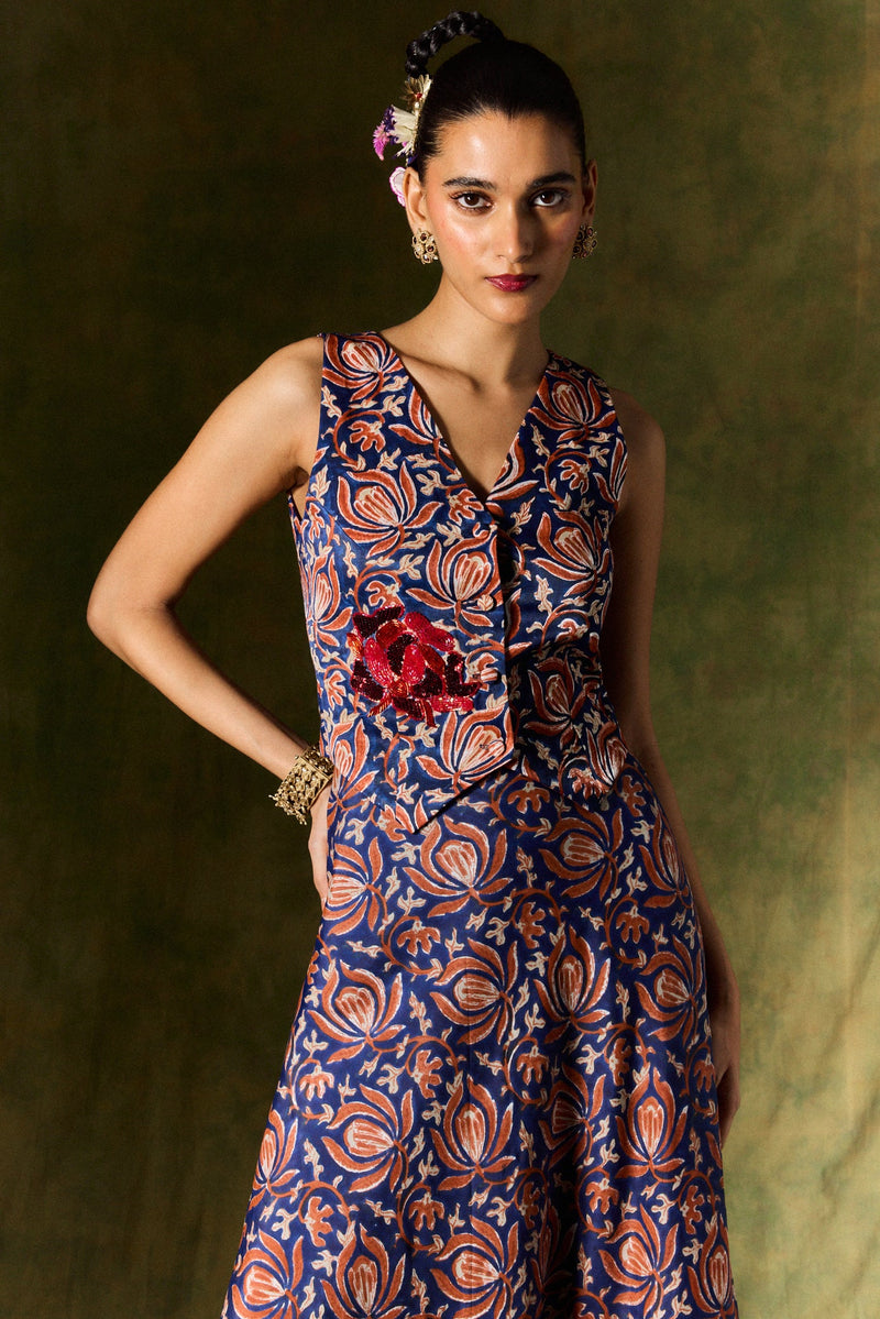 INAAYA SILK WAISTCOAT silk by JodiLife for women Worldwide