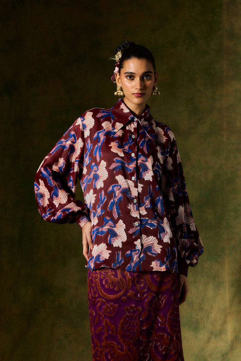 SAANJH SILK PENCIL SKIRT silk by JodiLife for women Worldwide