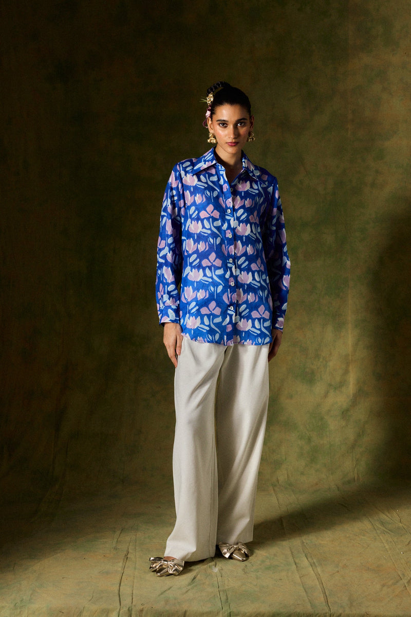 NEELAM SILK SHIRT silk by JodiLife for women Worldwide