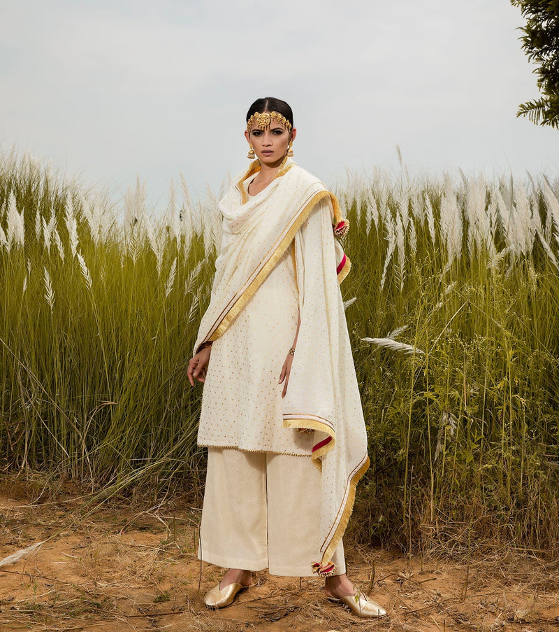 Shubhra Poshak Kurta Sets by Khara Kapas for women Worldwide