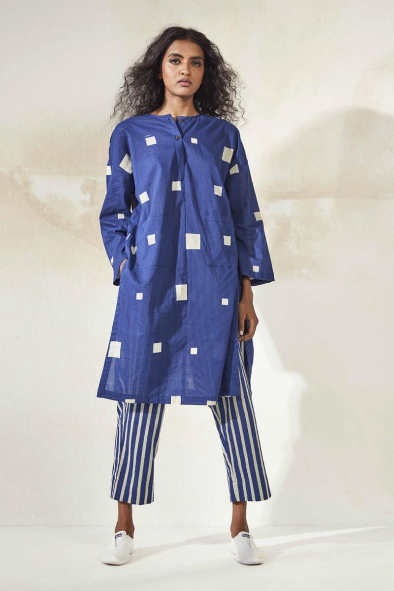 Space Co-ord Set Kurta Sets by Khara Kapas for women Worldwide