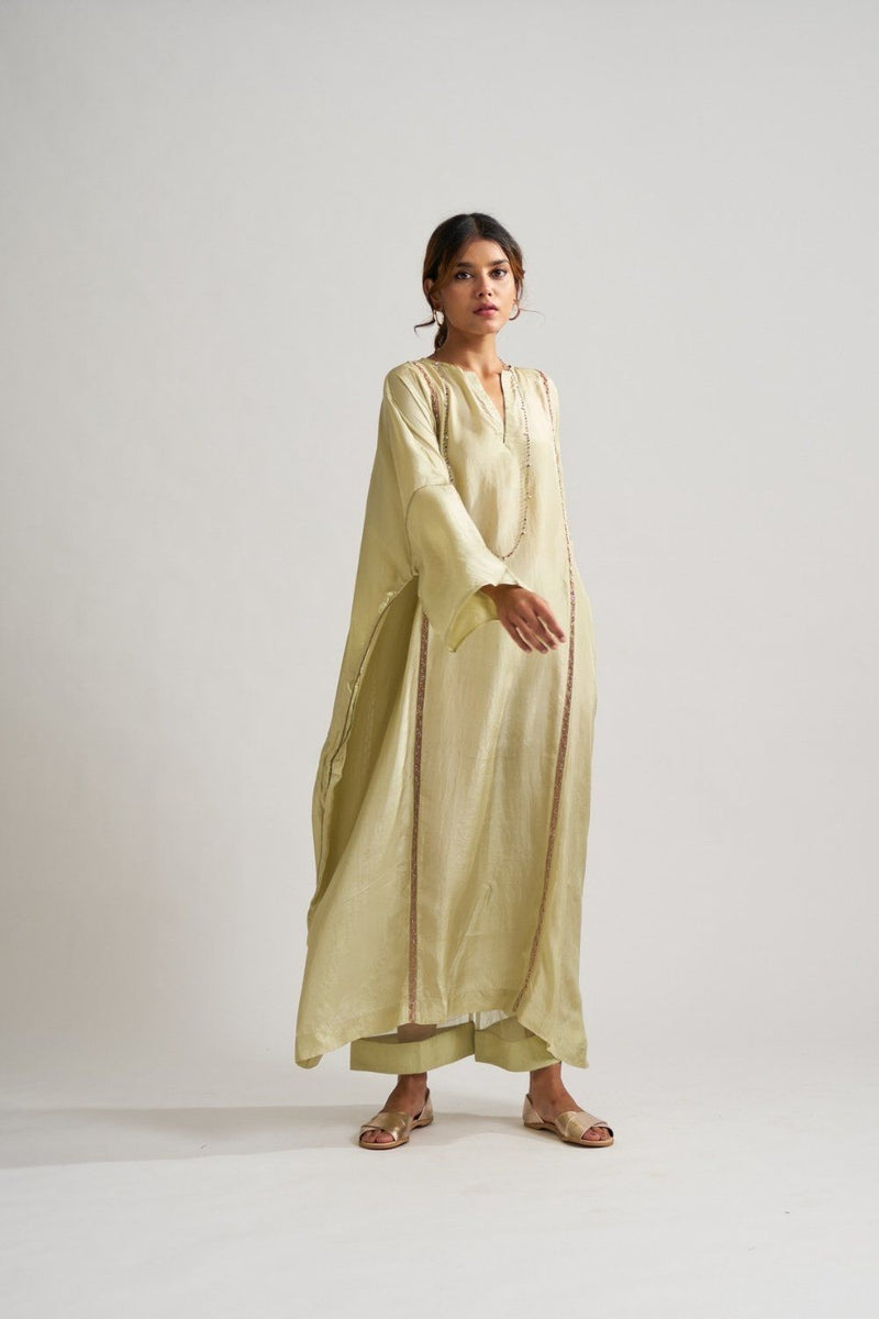 Svana Mint Kaftan Set Fashion DOT