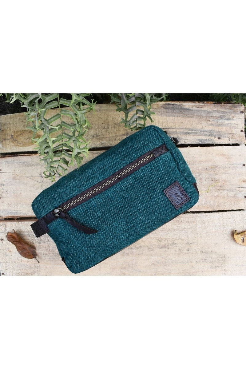 The Burlap Toiletries Pouch by The Burlap People for Worldwide