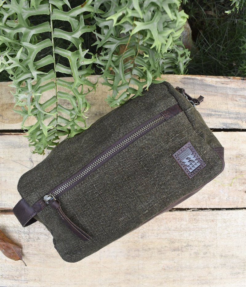 The Burlap Toiletries Pouch by The Burlap People for Worldwide