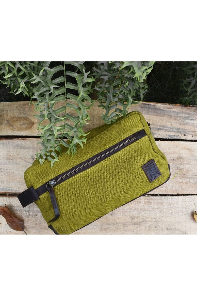 The Burlap Toiletries Pouch by The Burlap People for Worldwide