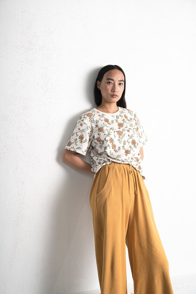 The Dawn organic cotton knit rib trousers Bottoms by SUI for women Worldwide