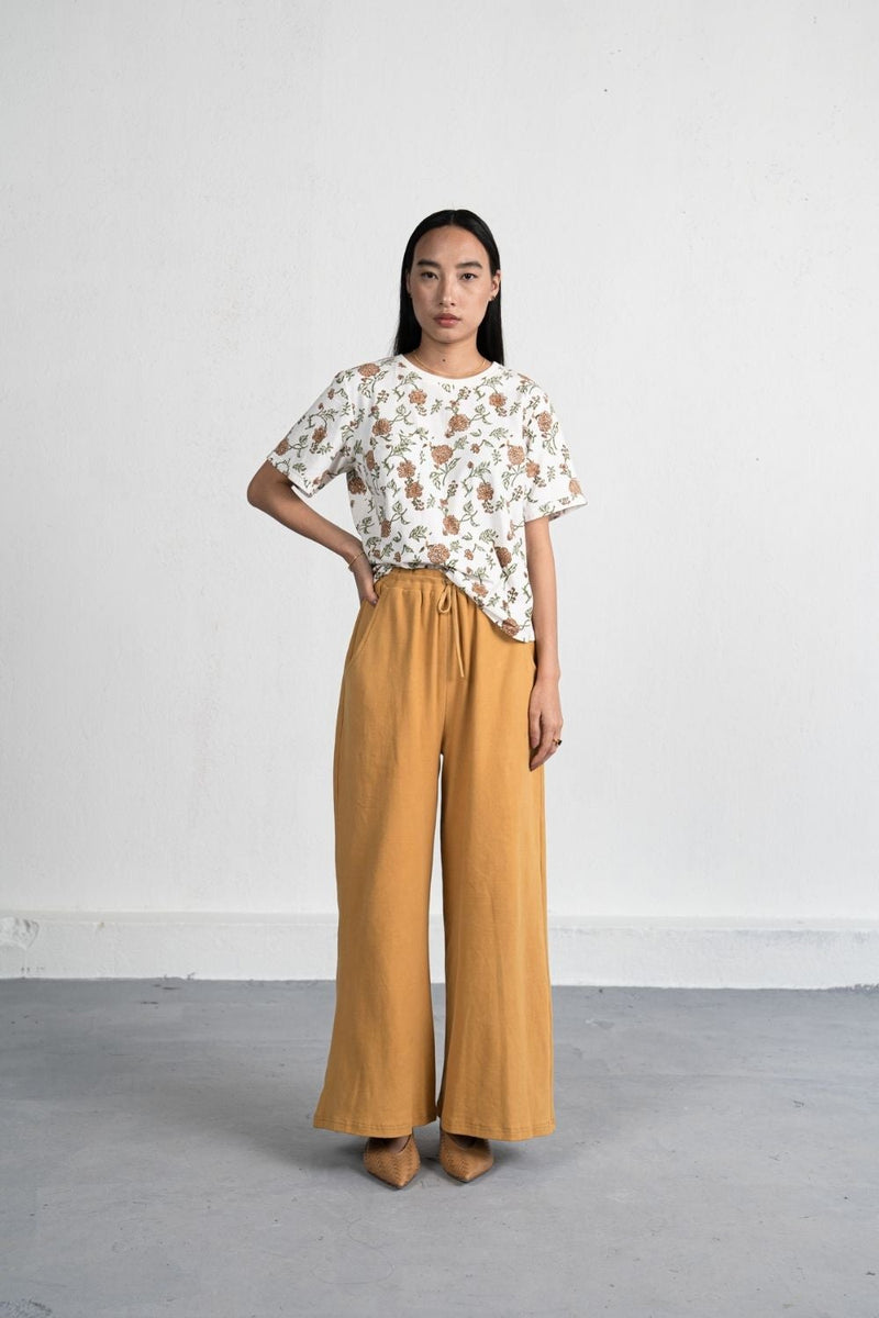 The Dawn organic cotton knit rib trousers Bottoms by SUI for women Worldwide