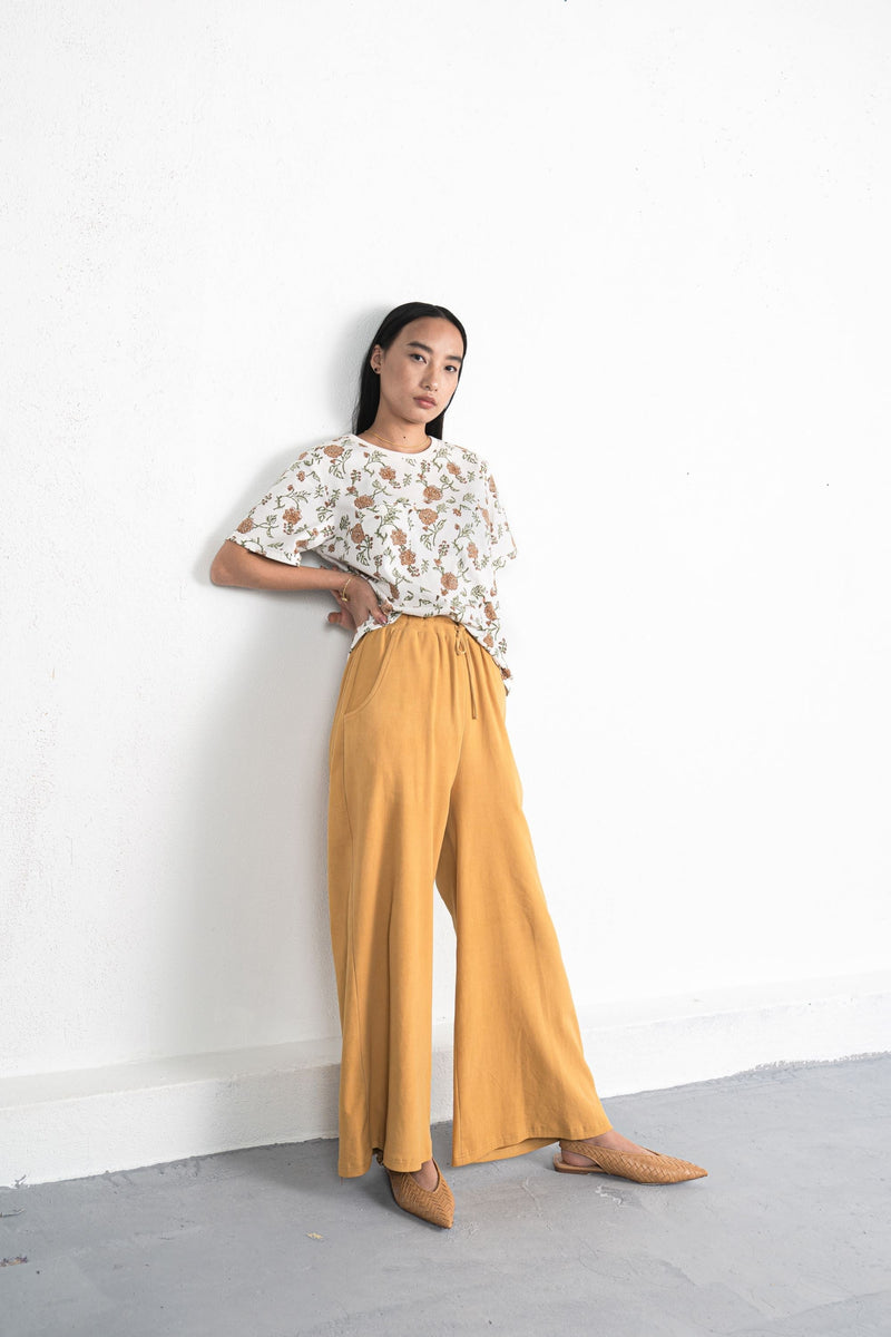 The Dawn organic cotton knit rib trousers Bottoms by SUI for women Worldwide