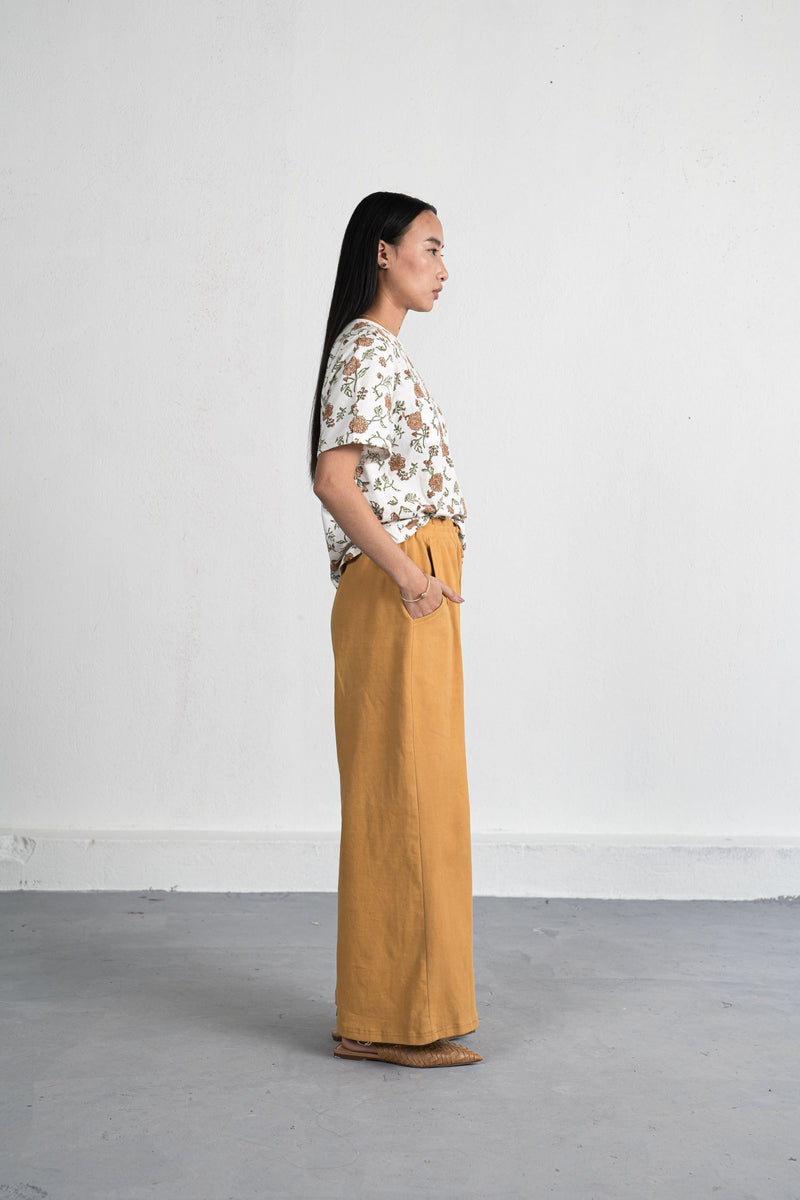 The Dawn organic cotton knit rib trousers Bottoms by SUI for women Worldwide