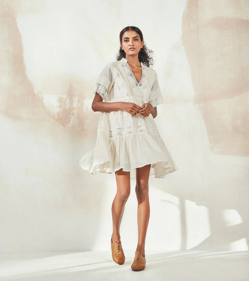 The White Light Dress by Khara Kapas for women Worldwide