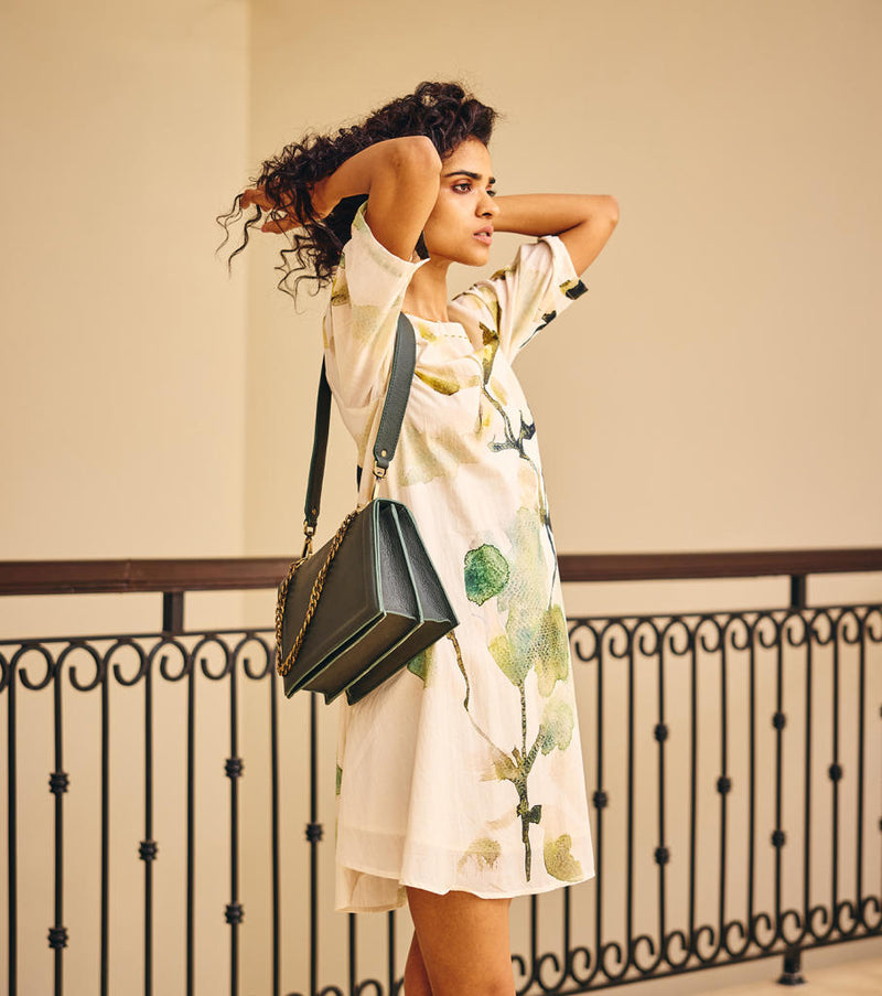 The Glory Dress cotton by Khara Kapas in white for women Worldwide