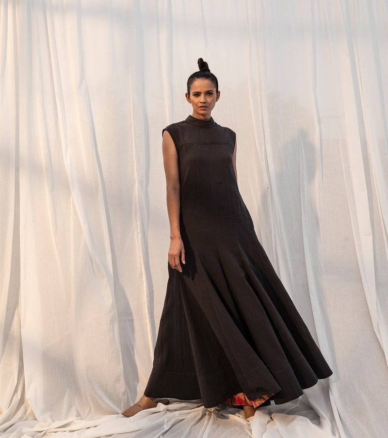 Thelma Jumpsuit by Khara Kapas in black for women Worldwide