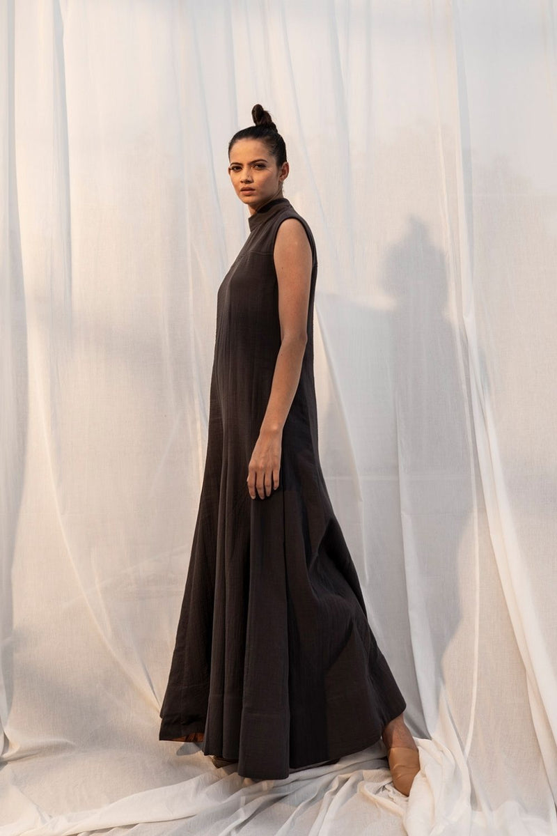 Thelma Jumpsuit by Khara Kapas in black for women Worldwide